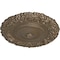 Ekena Millwork Marseille Ceiling Medallion (Fits Canopies up to 7 3/8"), Hand-Painted Warm Silver, 21"OD x 2"P CM21MAWSS - alternate 4